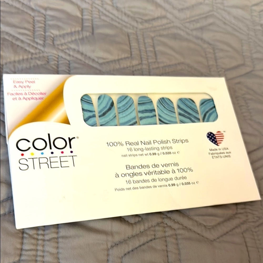 Color Street 16 Real Nail Polish Strips ‘Games of Stones’ NEW Made in USA